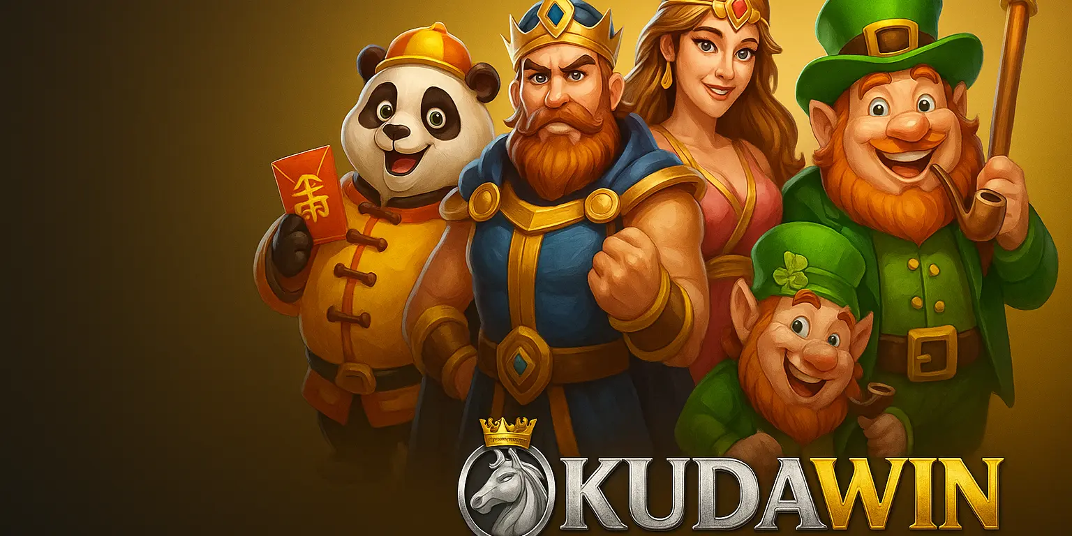 Game slot RTP premium Kudawin dengan suasana casino emas